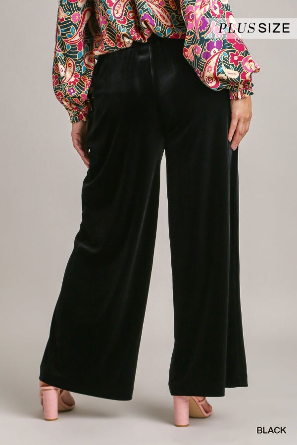 Free People black velvet flare pants | Nuuly Thrift